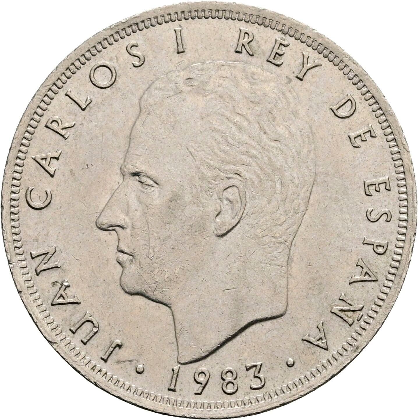 25 Pesetas Juan Carlos I (1975-2014) 1983 – Vorderseite