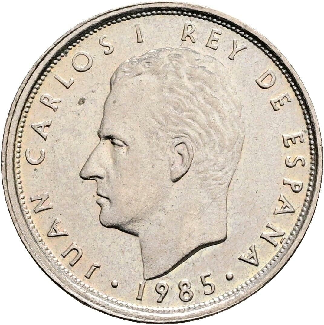 10 Pesetas Juan Carlos (1975-2014) 1985 – Vorderseite