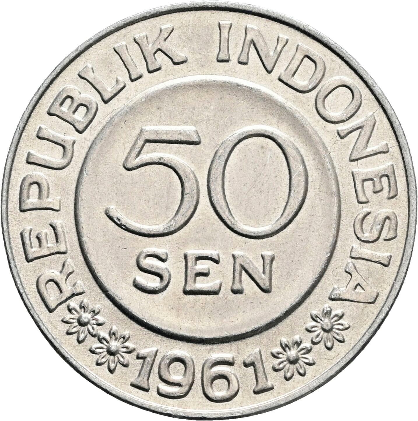 50 Sen 1961 – Vorderseite