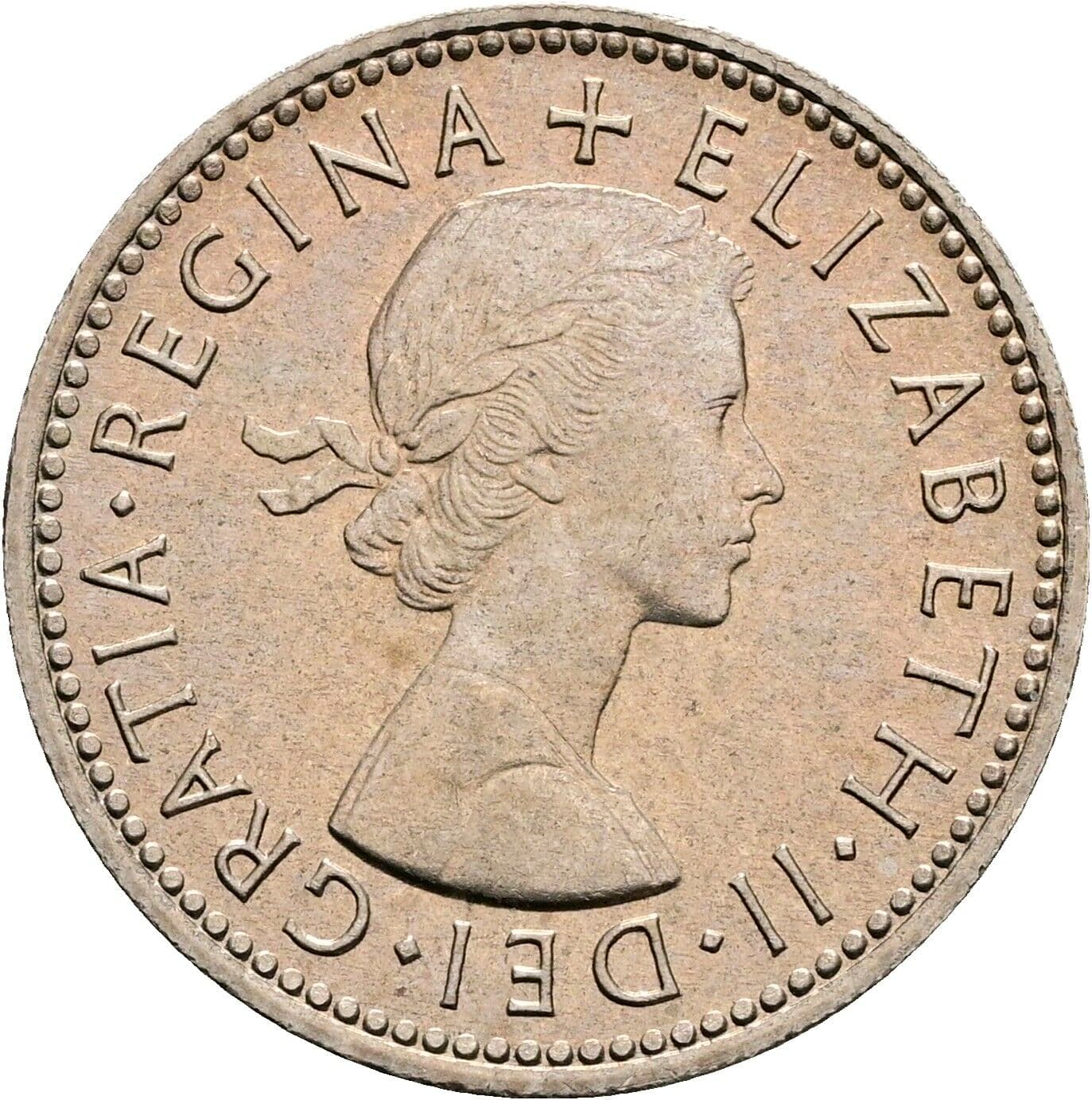 1 Shilling Elisabeth II. 1952-2022 1965 – Vorderseite