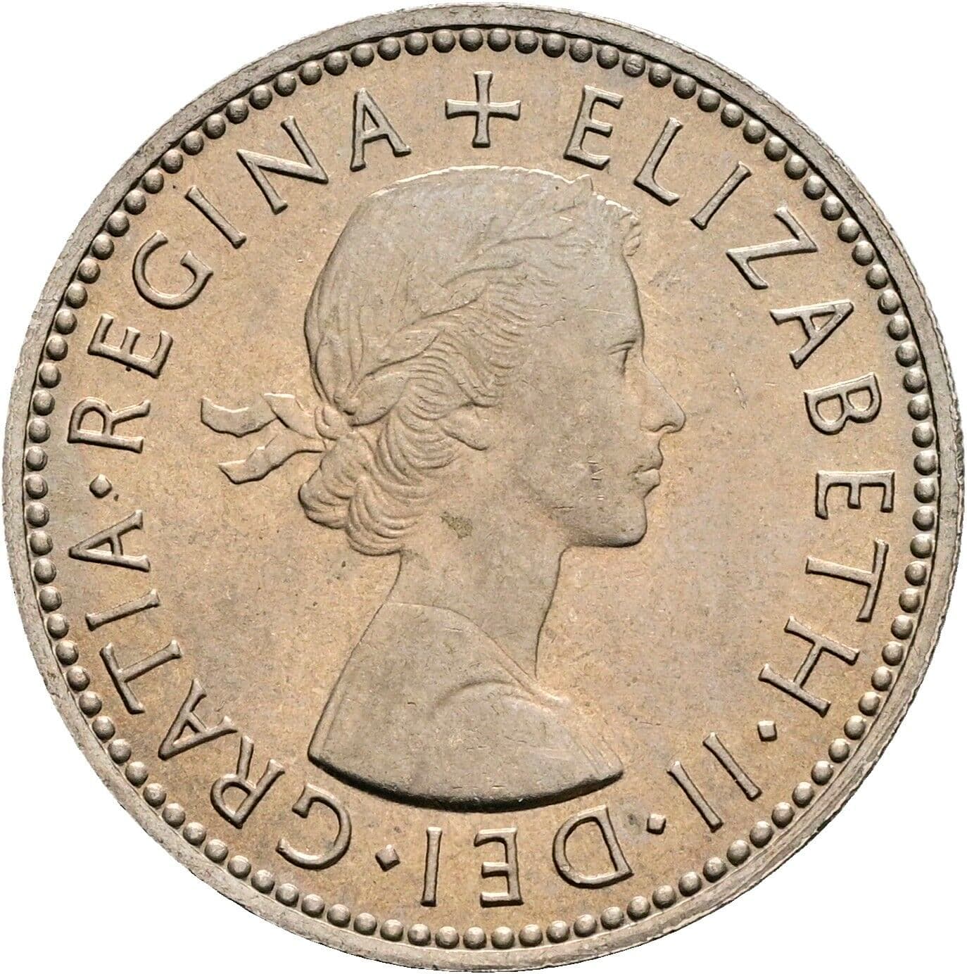 1 Shilling Elisabeth II. 1952-2022 1965 – Vorderseite