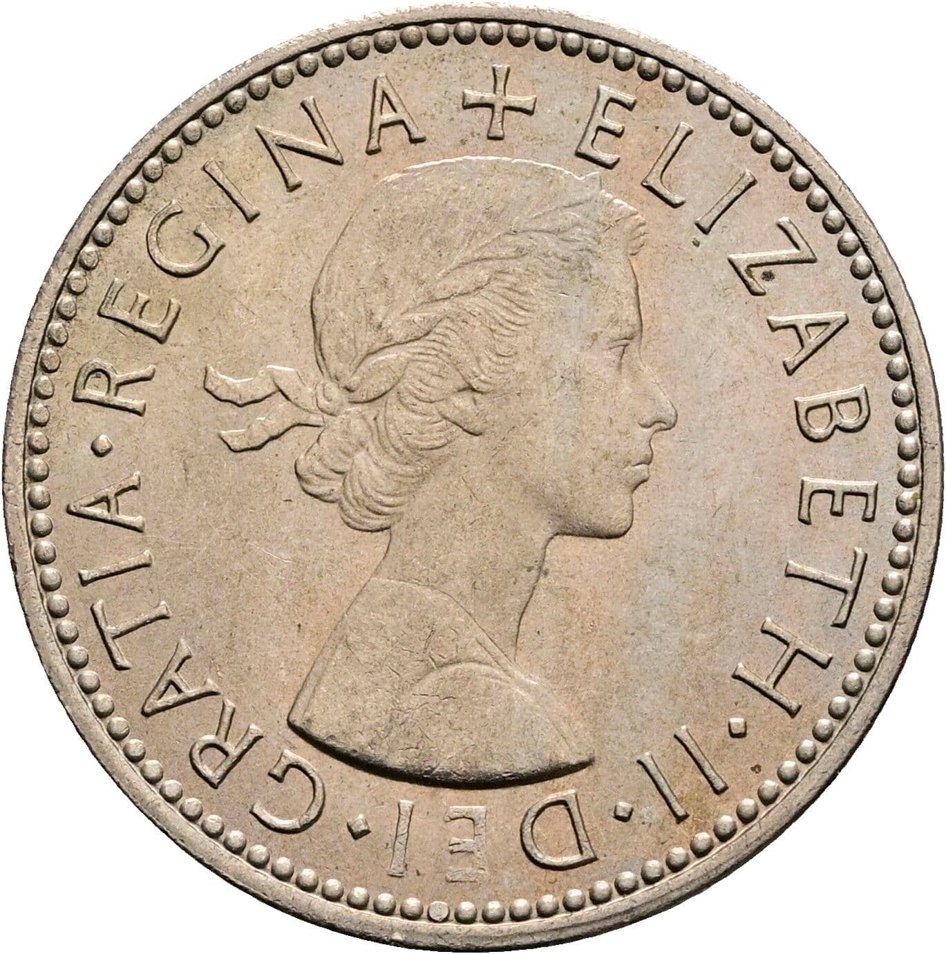 1 Shilling Elisabeth II. 1952-2022 1966 – Vorderseite
