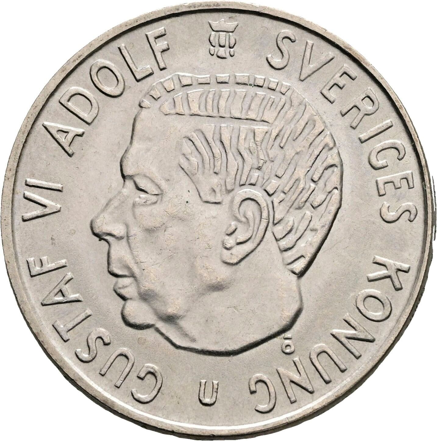 2 Kronor Gustav VI. Adolf (1950-1973) 1971 – Vorderseite