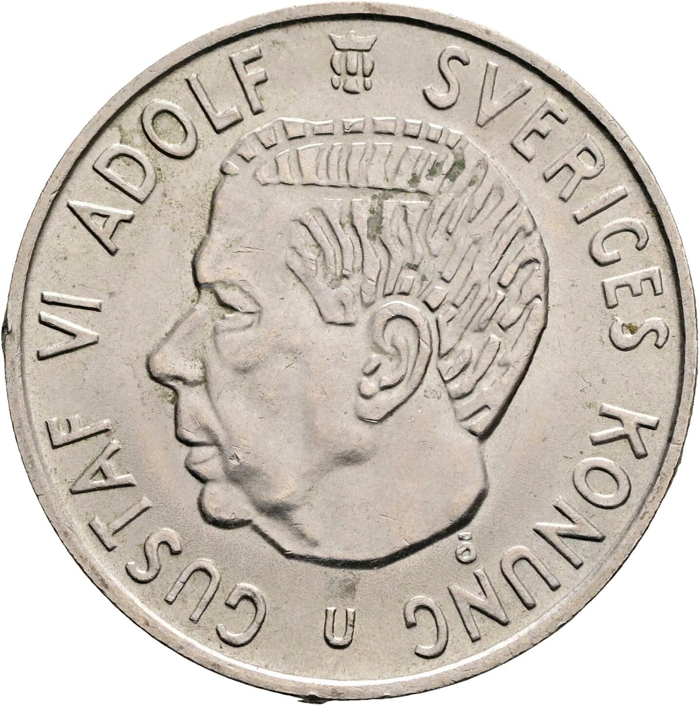 2 Kronor Gustav VI. Adolf (1950-1973) 1971 – Vorderseite