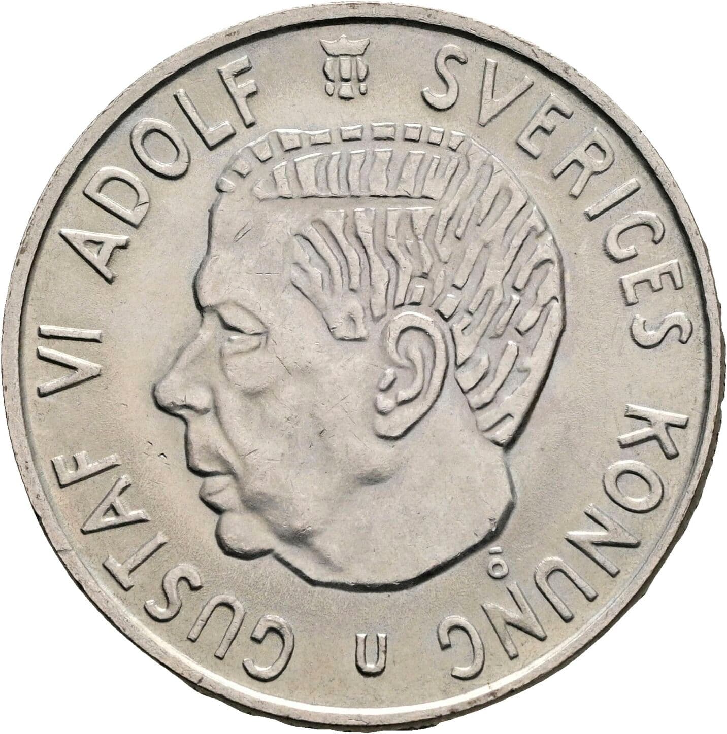 2 Kronur Gustaf VI Adolf (1950-1973) 1971 – Vorderseite