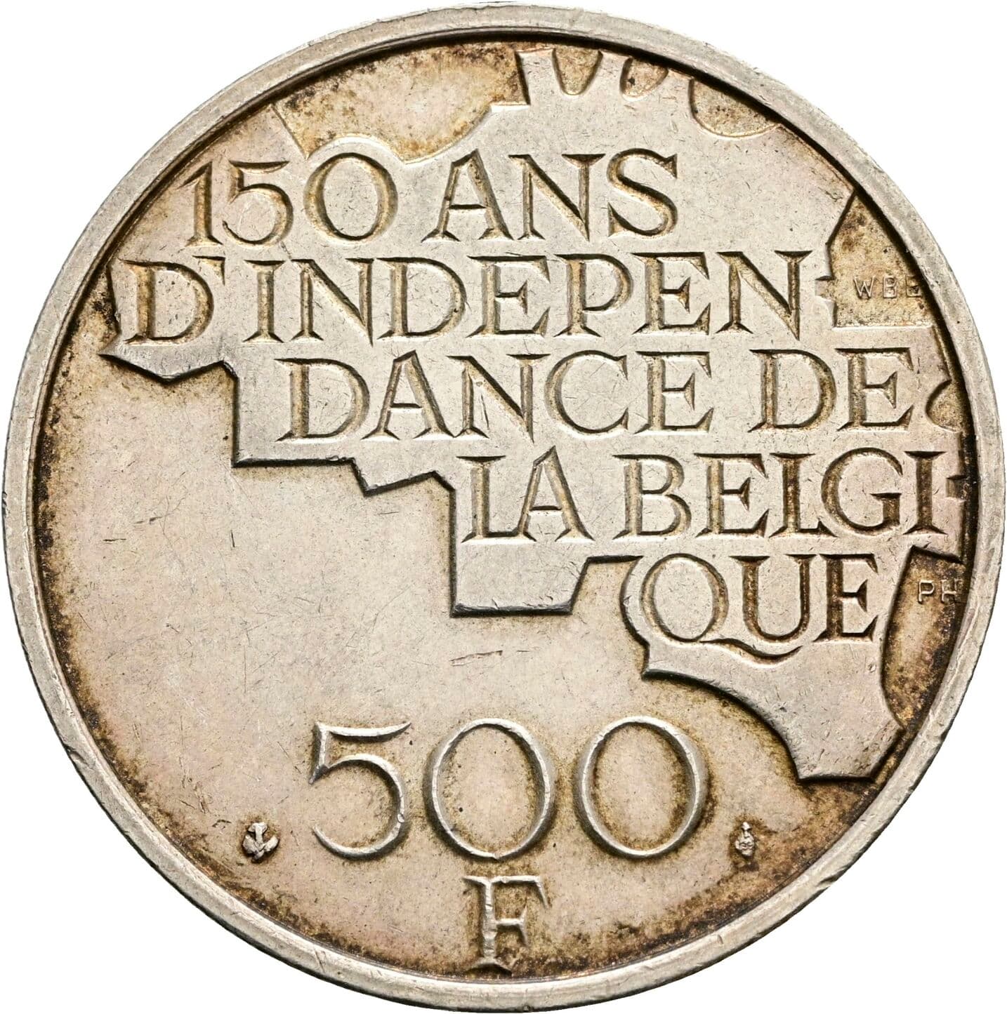 500 Francs Baudouin I. (1951-1993) 1980 – Vorderseite