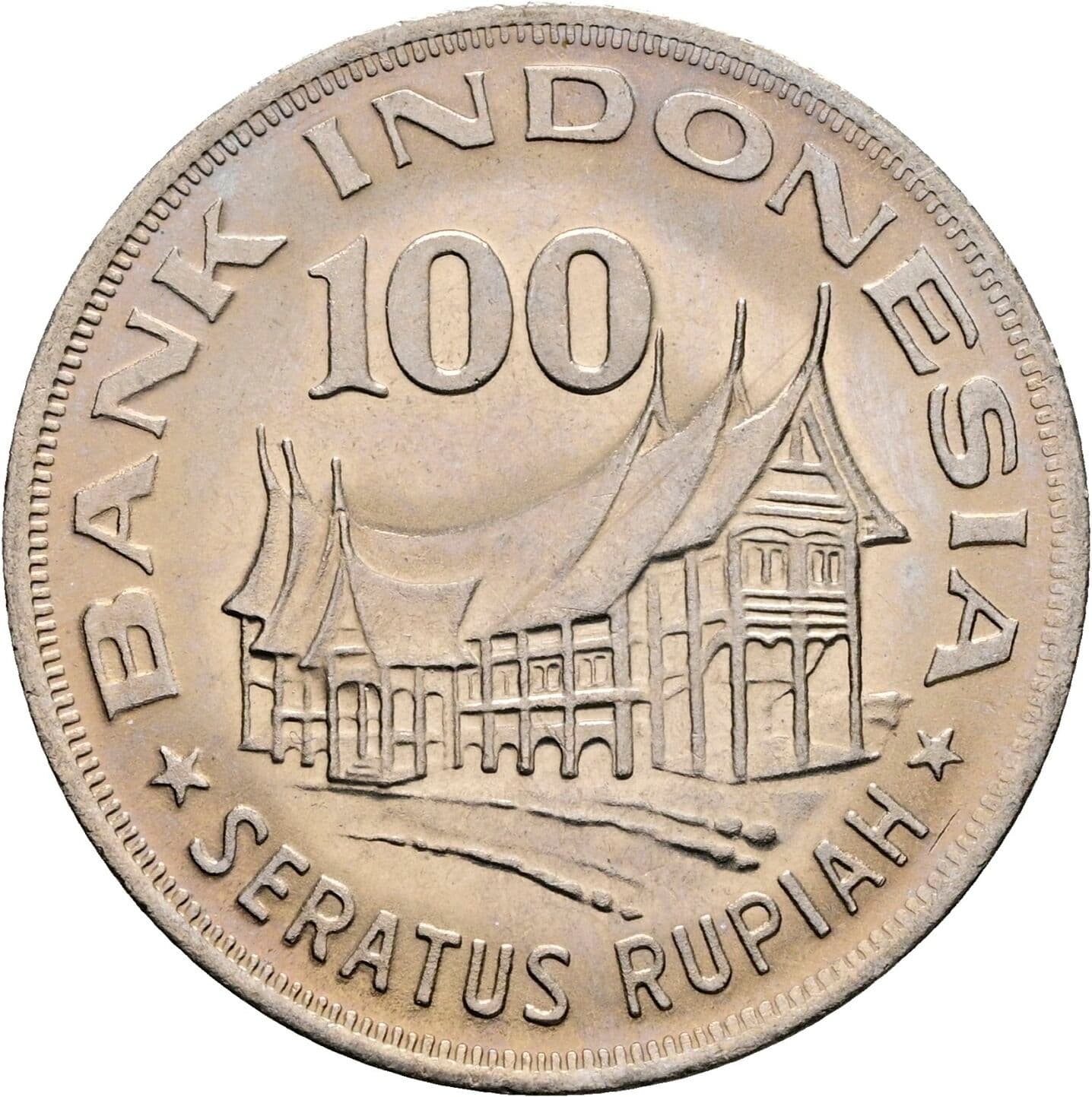 100 Rupiah 1978 – Vorderseite