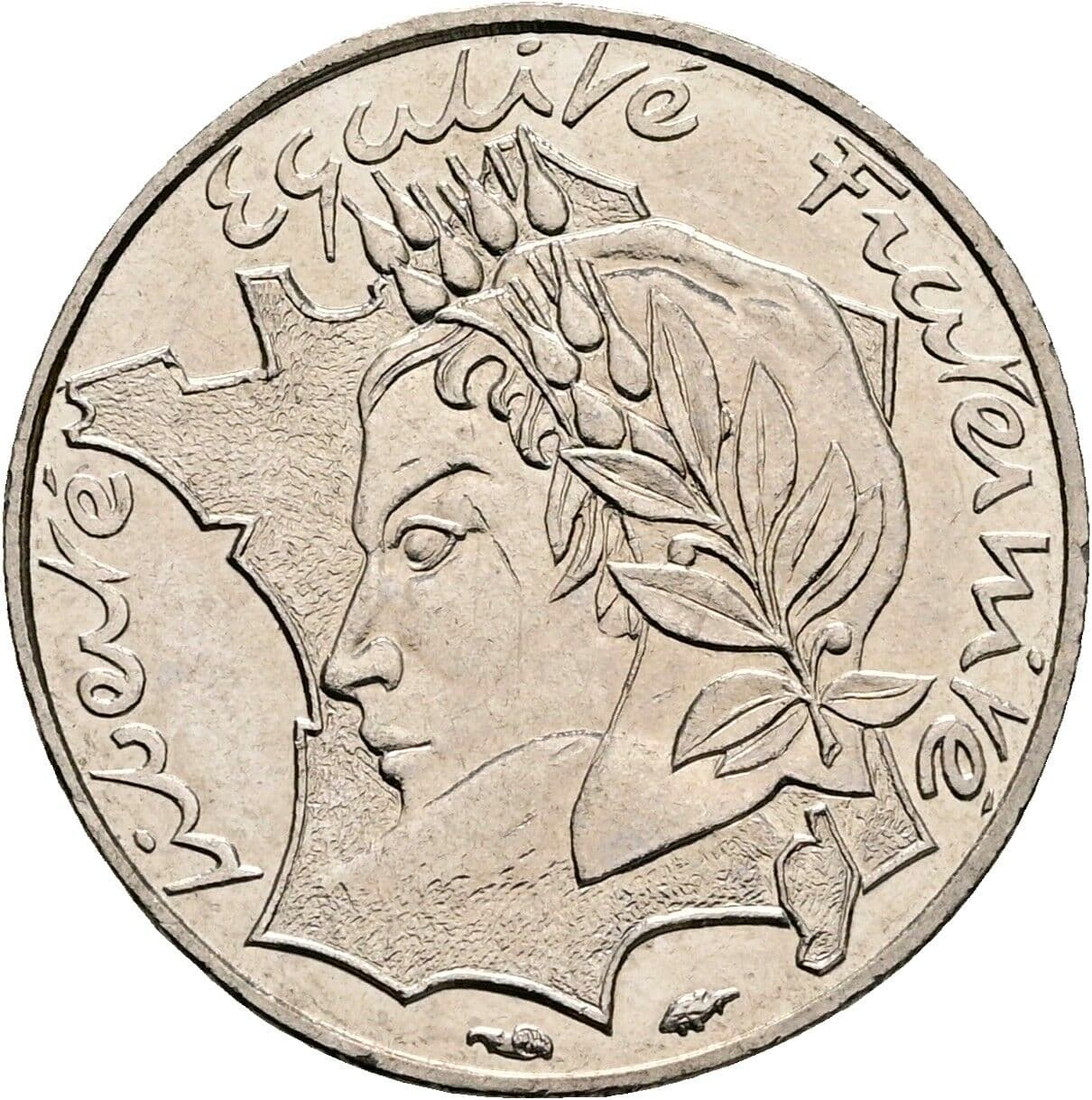 10 Francs 1986 – Vorderseite