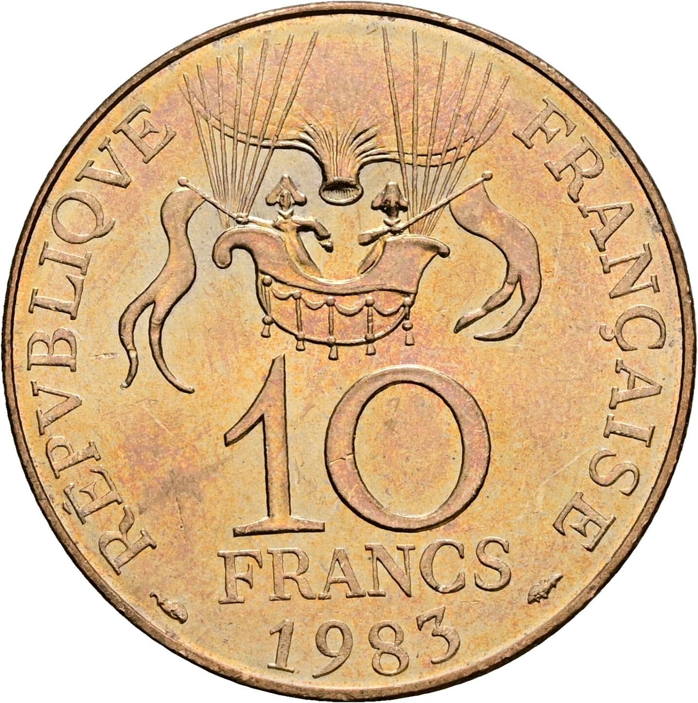 10 Francs 1983 – Vorderseite