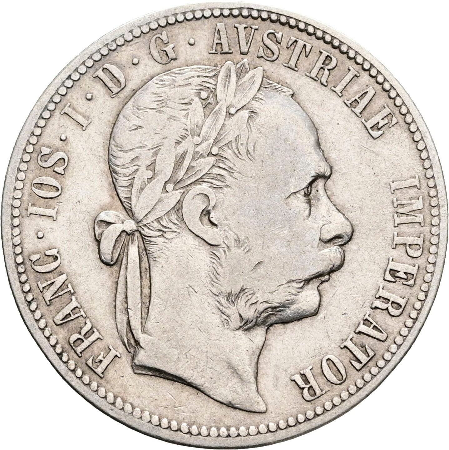 1 Gulden Franz Joseph I. 1848-1916 1879 – Vorderseite