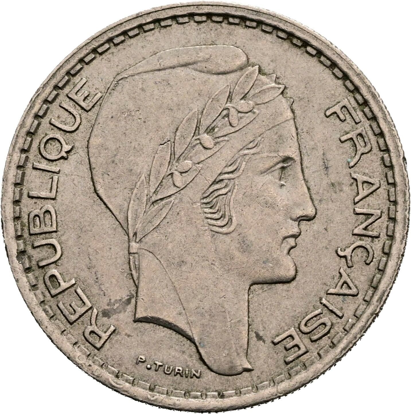 10 Francs 1948 – Vorderseite