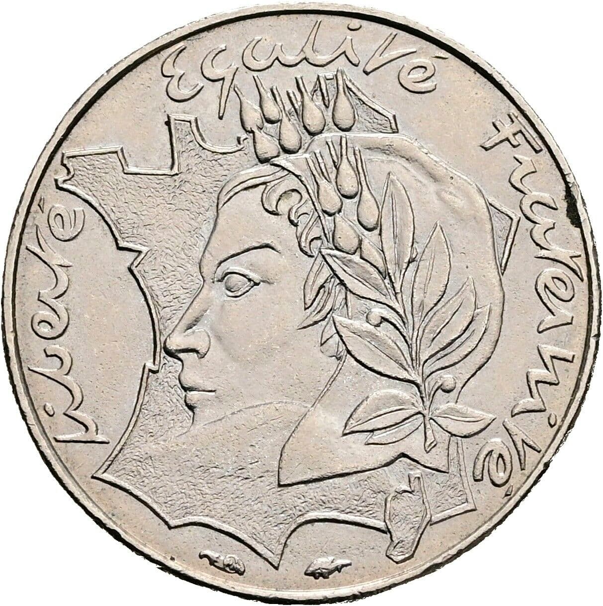 10 Francs 1986 – Vorderseite