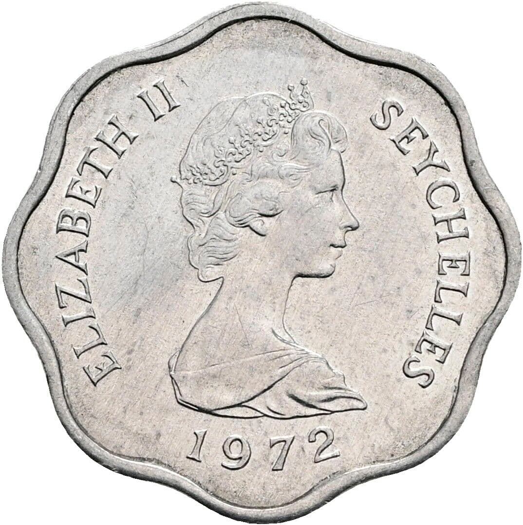 5 Cents Elisabeth II. 1952-2022 1972 – Vorderseite