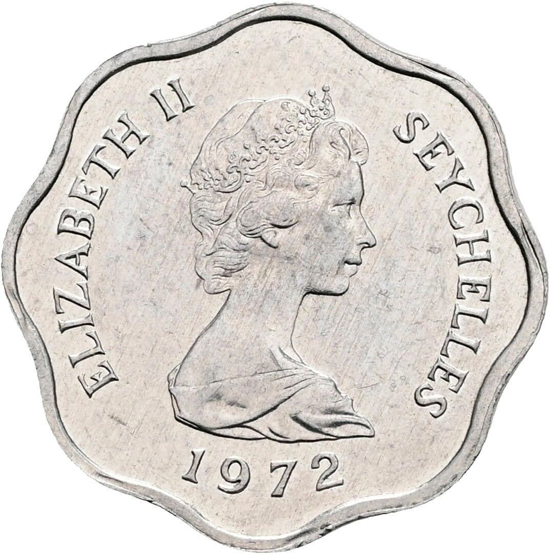 5 Cents Elisabeth II. 1952-2022 1972 – Vorderseite