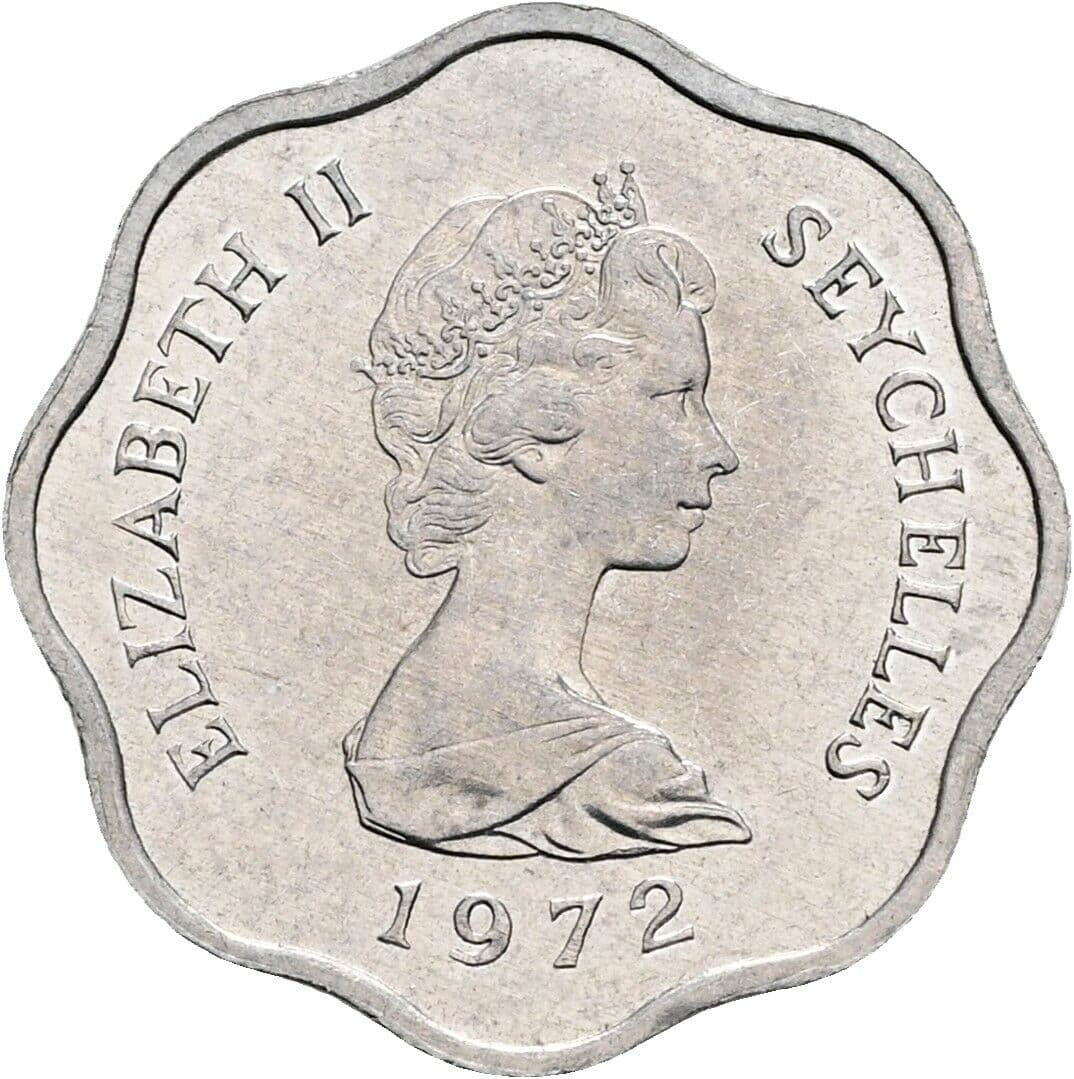 5 Cents Elisabeth II. 1952-2022 1972 – Vorderseite