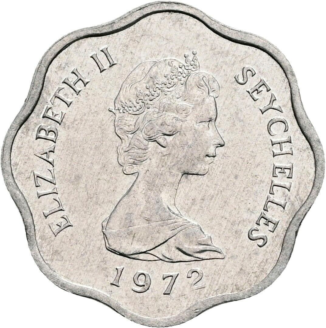 5 Cents Elisabeth II. 1952-2022 1972 – Vorderseite