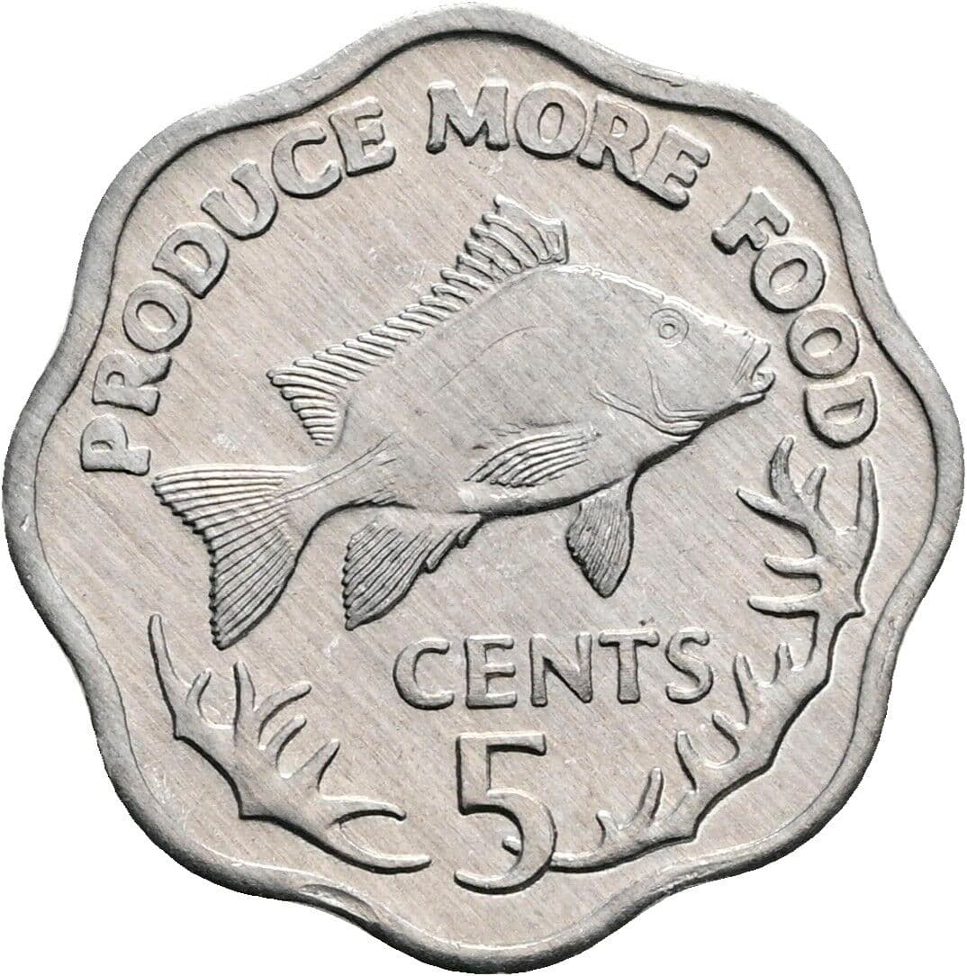 5 Cents 1977 – Vorderseite
