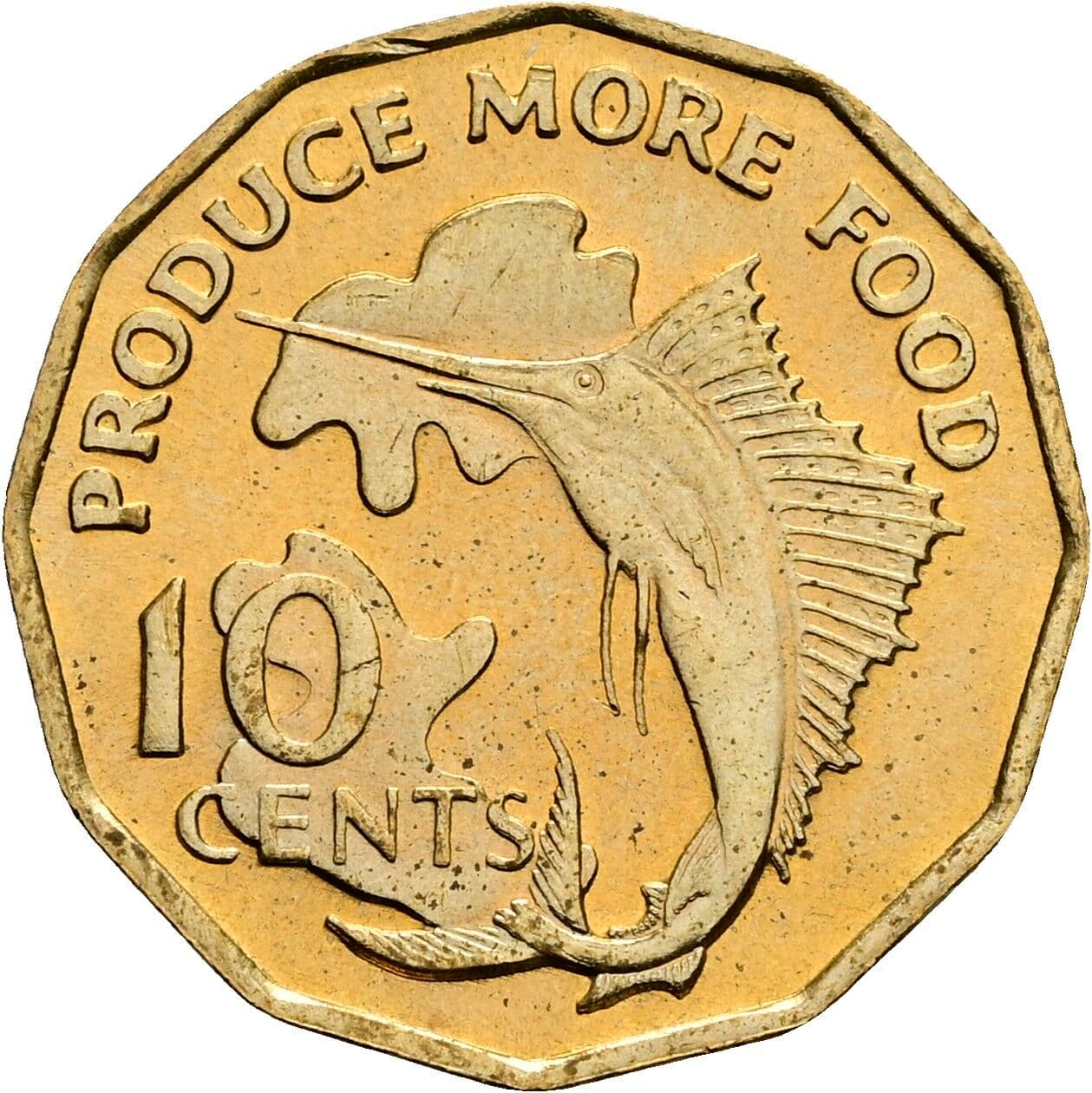 10 Cents 1977 – Vorderseite