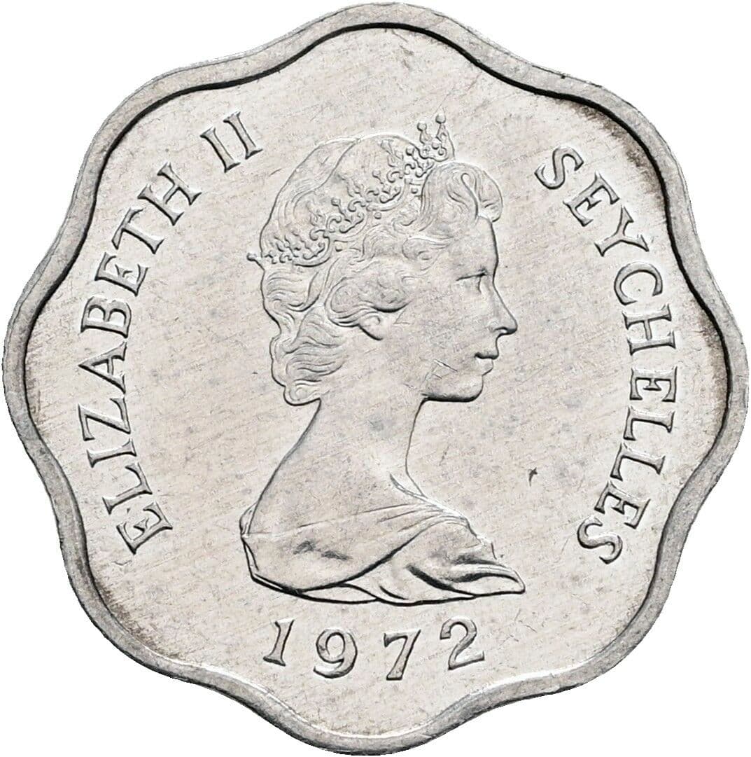 5 Cents Elisabeth II. 1952-2022 1972 – Vorderseite