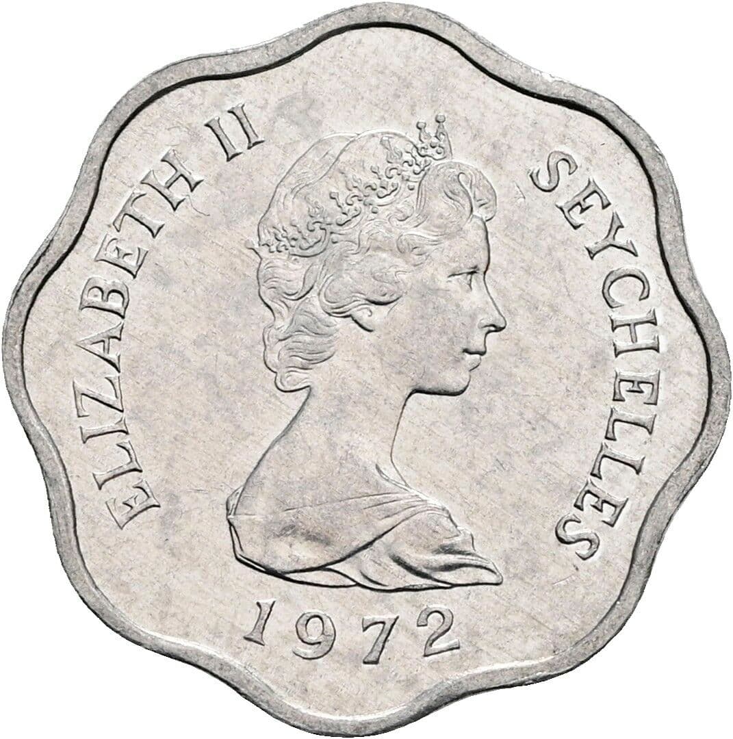 5 Cents Elisabeth II. 1952-2022 1972 – Vorderseite