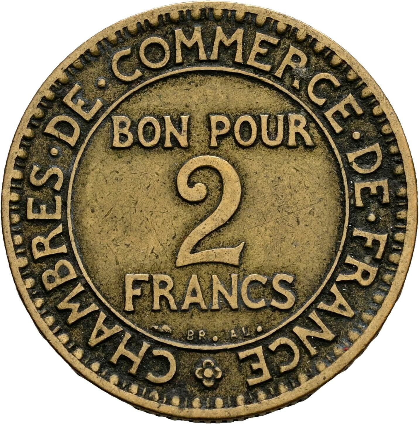 2 Francs 1921 – Vorderseite