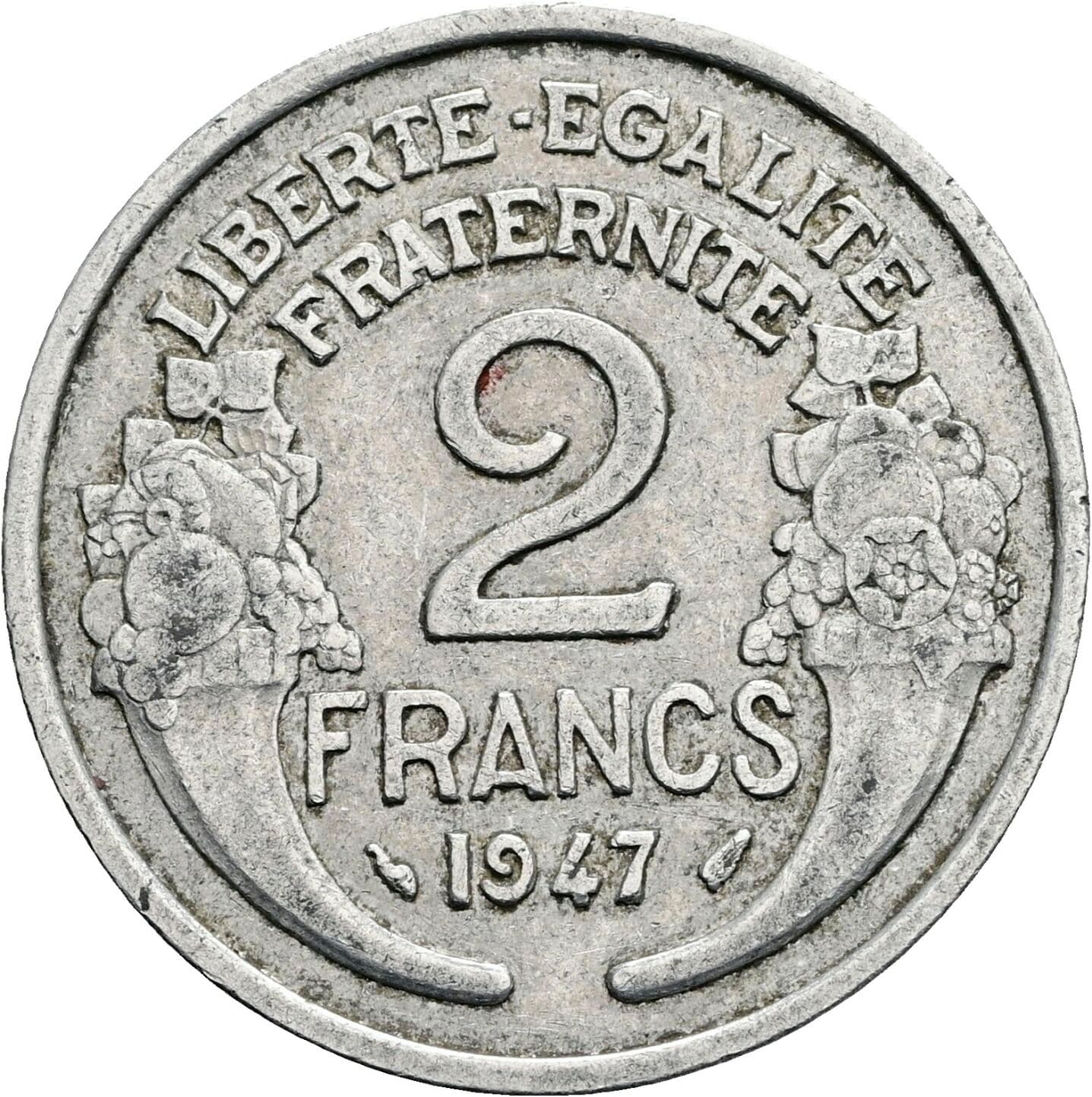 2 Francs 1947 – Vorderseite