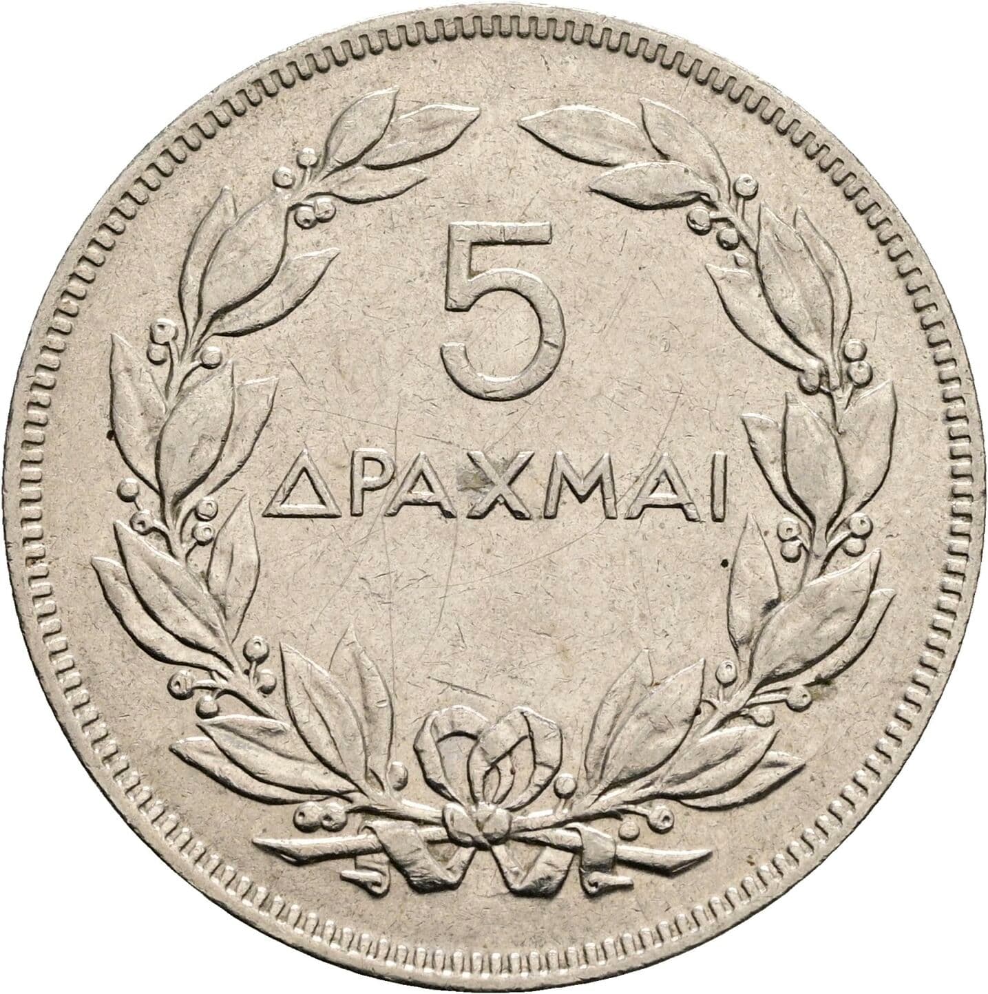 5 Drachmai 1930 – Vorderseite