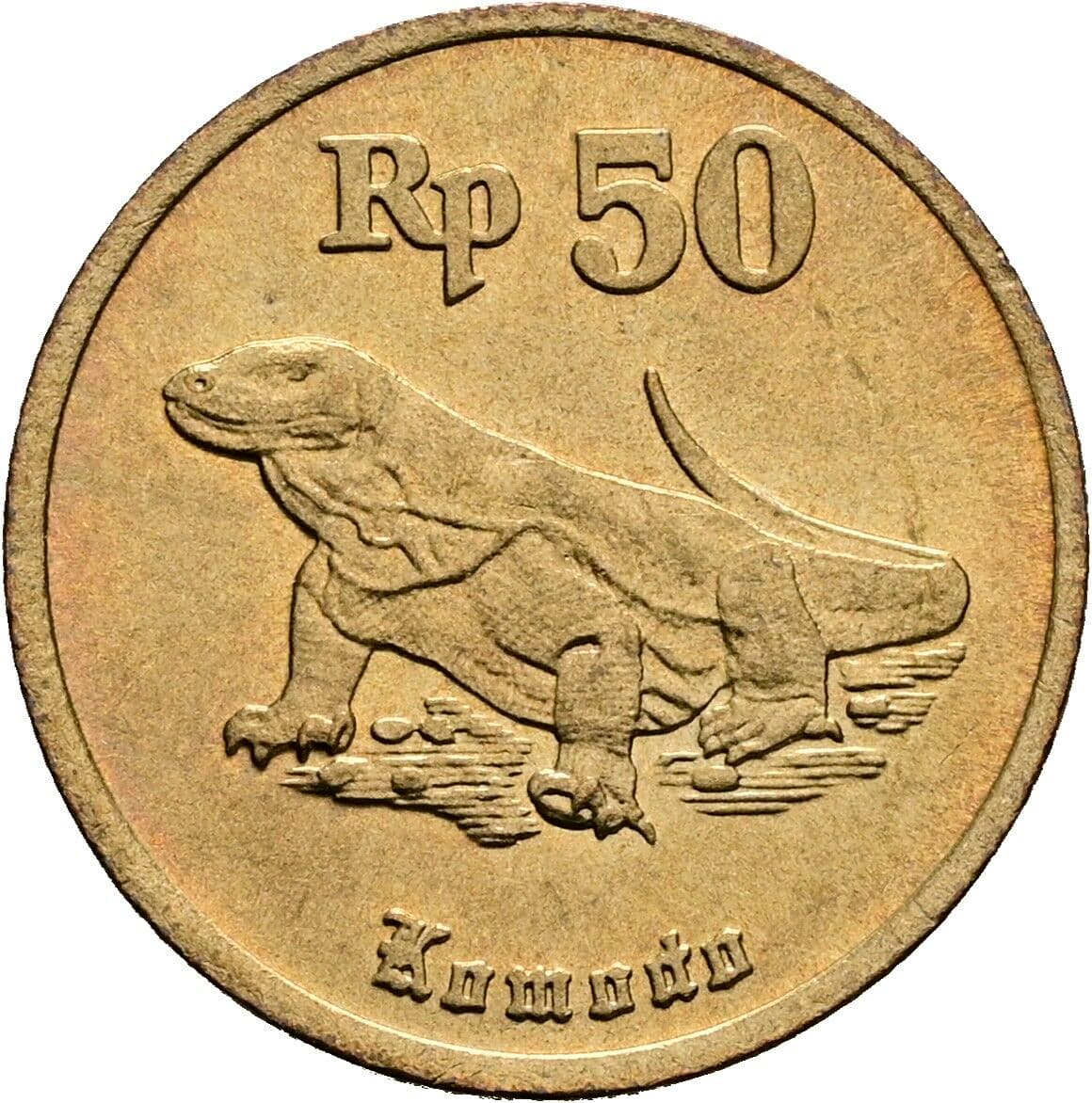 50 Rupiah 1991 – Vorderseite