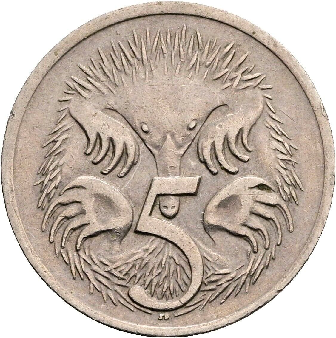 5 Cents Elisabeth II. 1952-2022 1971 – Vorderseite