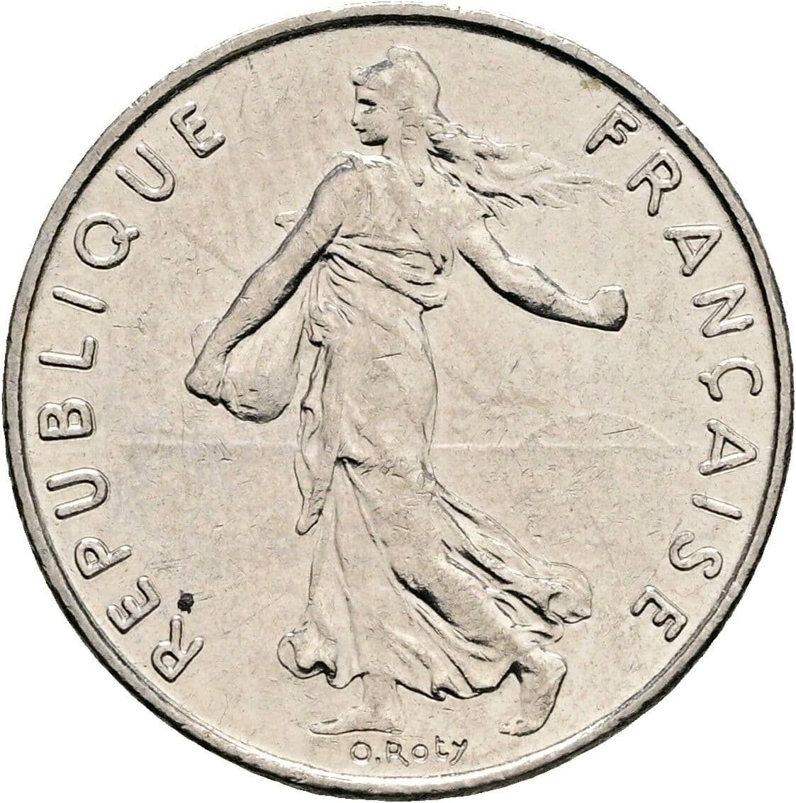 1/2 Franc 1984 – Vorderseite