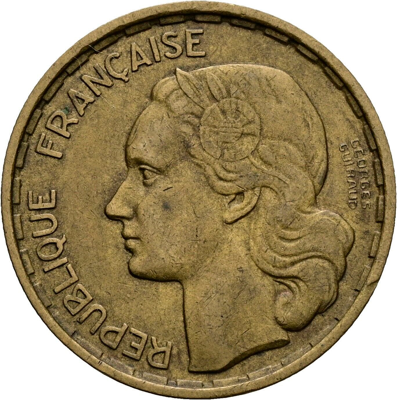 20 Francs 1950 – Vorderseite