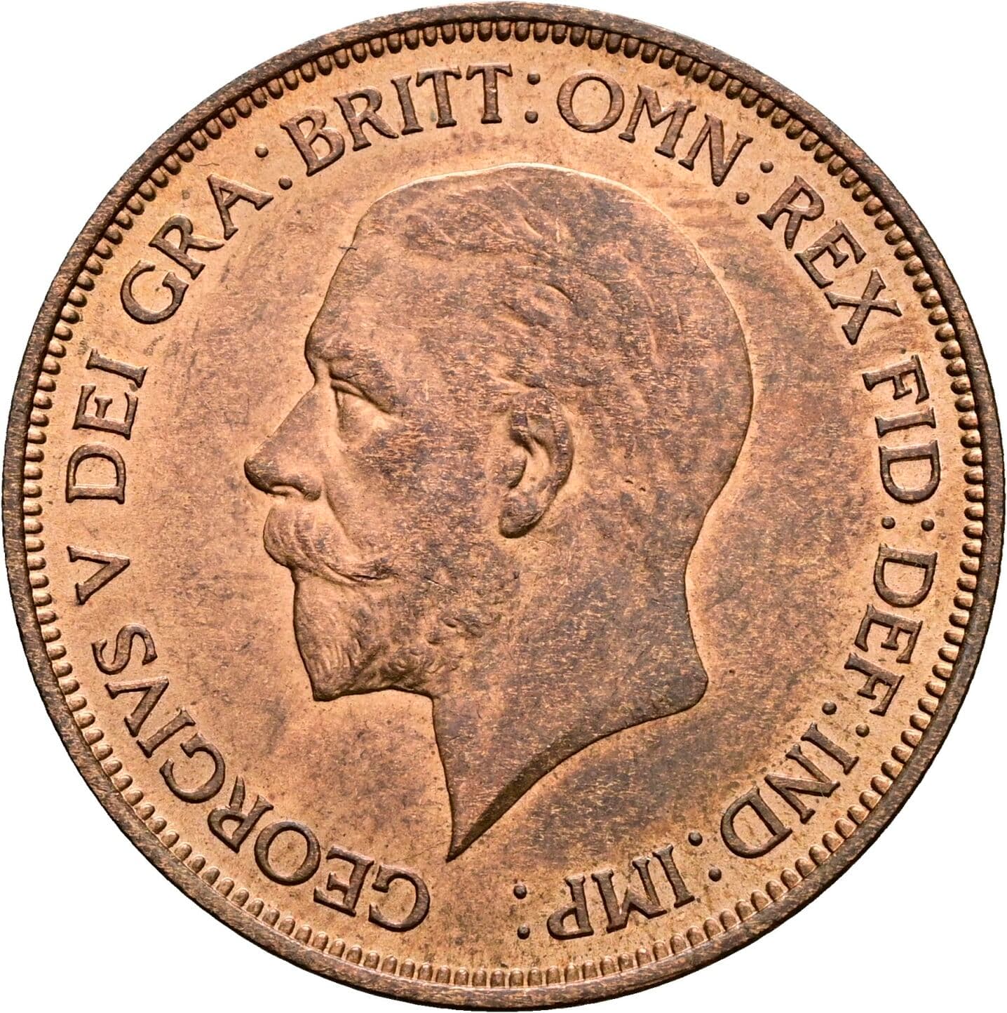 1 Penny George V. 1936 – Vorderseite