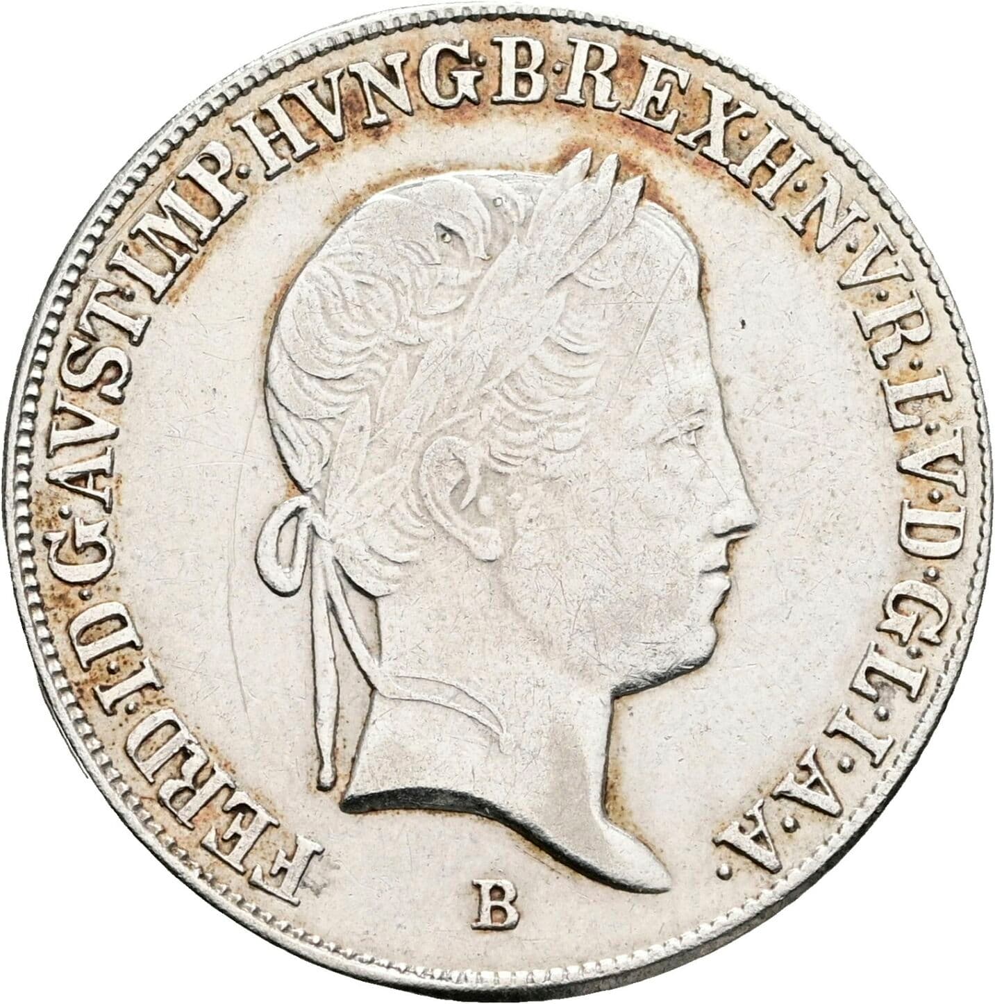 20 Kreuzer Ferdinand I. 1835-1848 1844 B, Kremnitz – Vorderseite