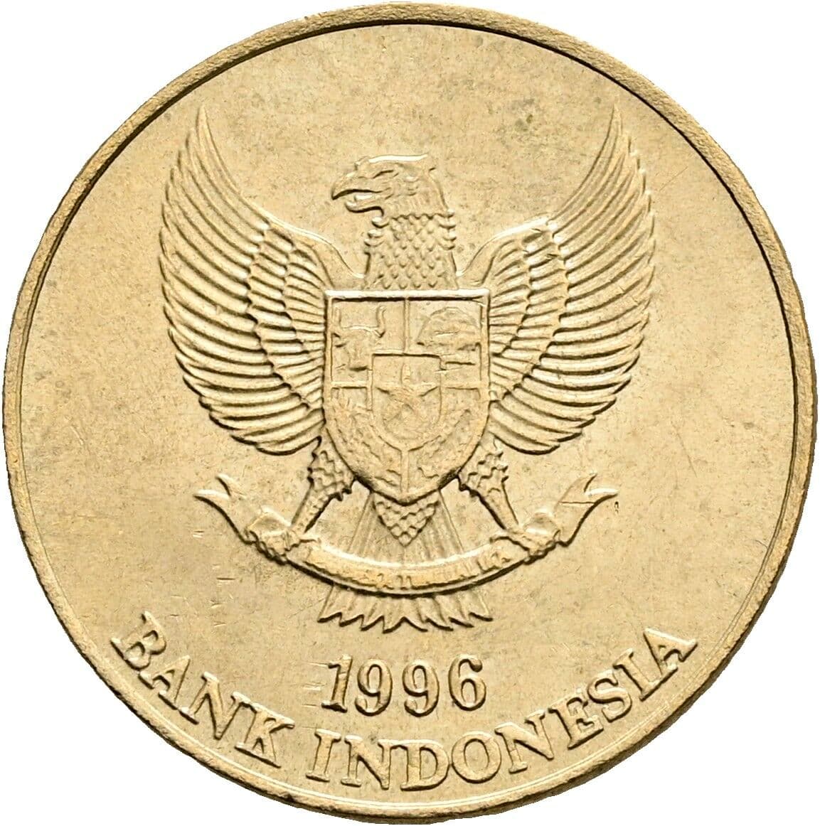 50 Rupiah 1996 – Vorderseite