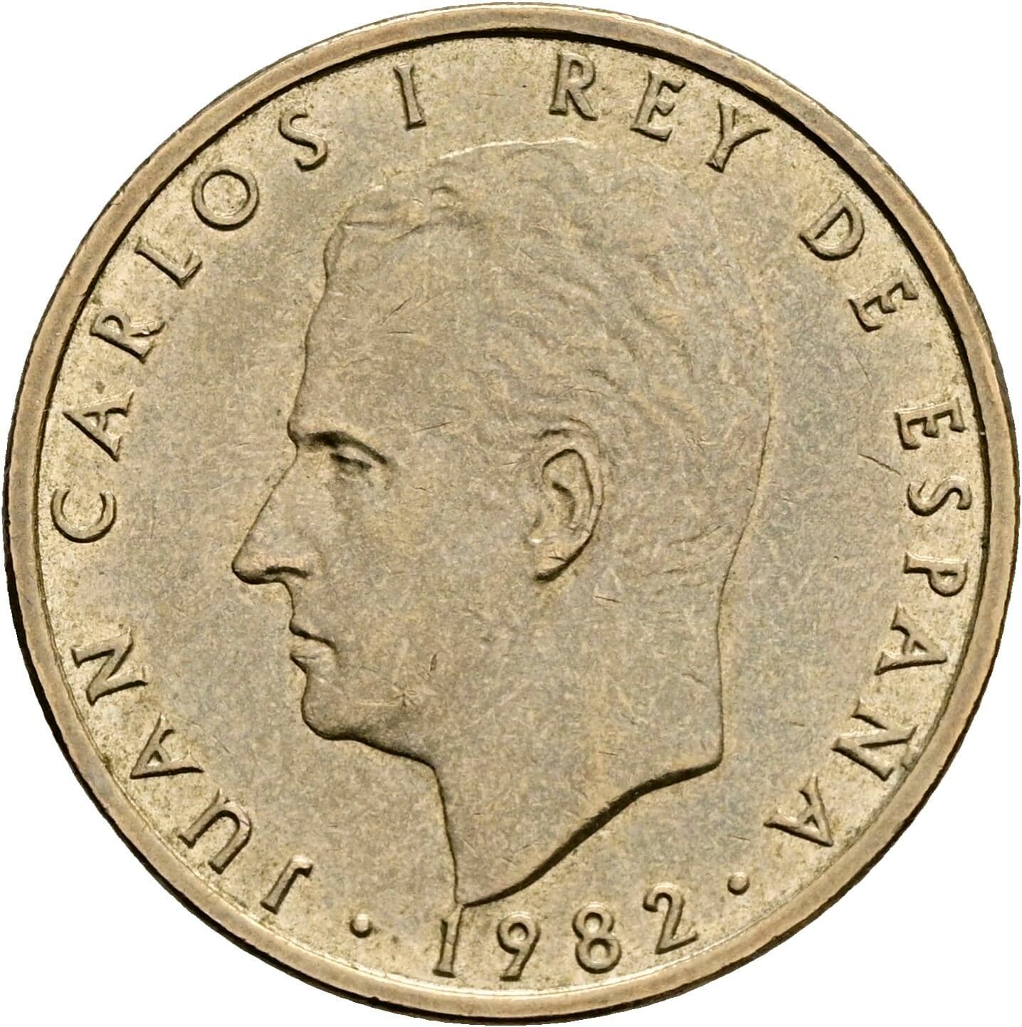 100 Pesetas Juan Carlos I. 1982 – Vorderseite