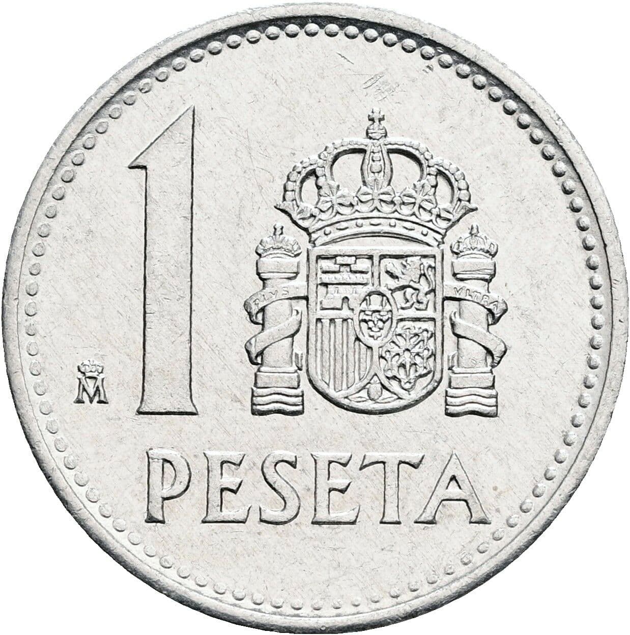 1 Peseta Juan Carlos (1975-2014) 1989 – Vorderseite
