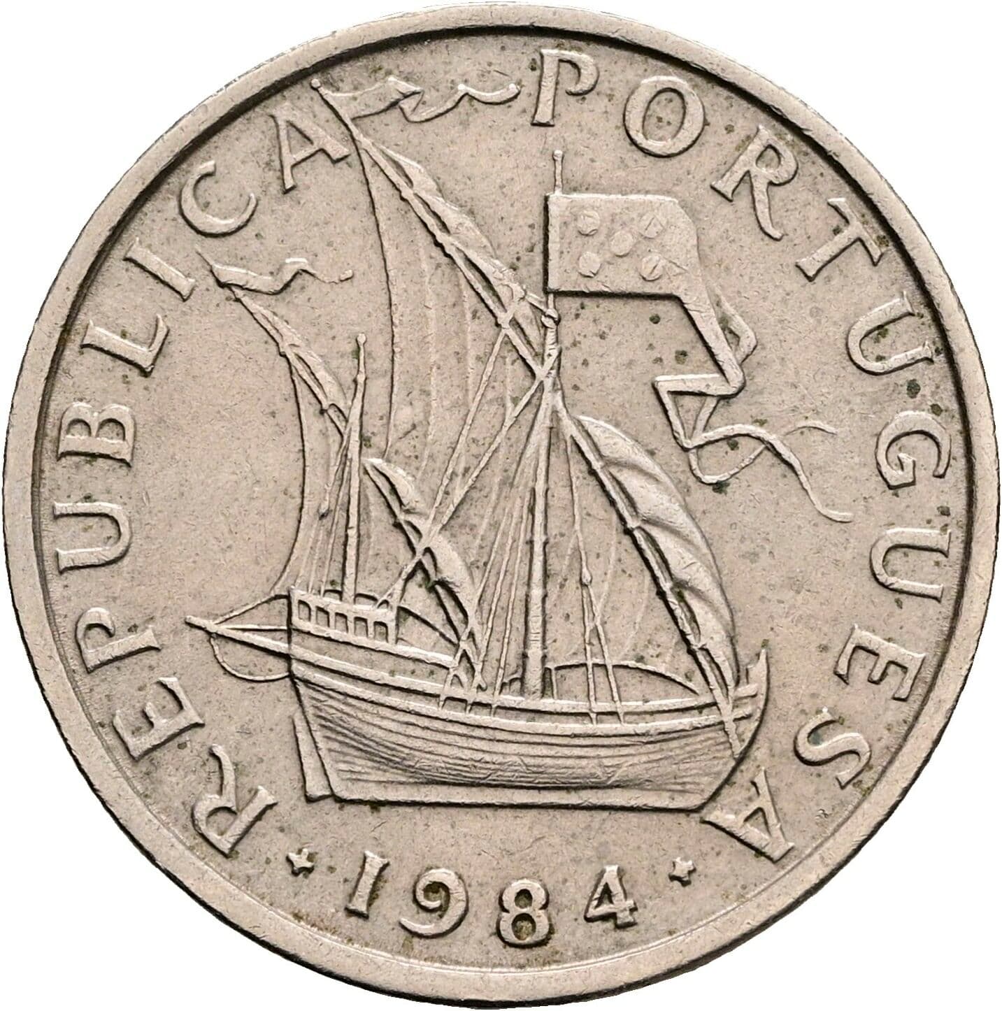 5 Escudos 1984 – Vorderseite
