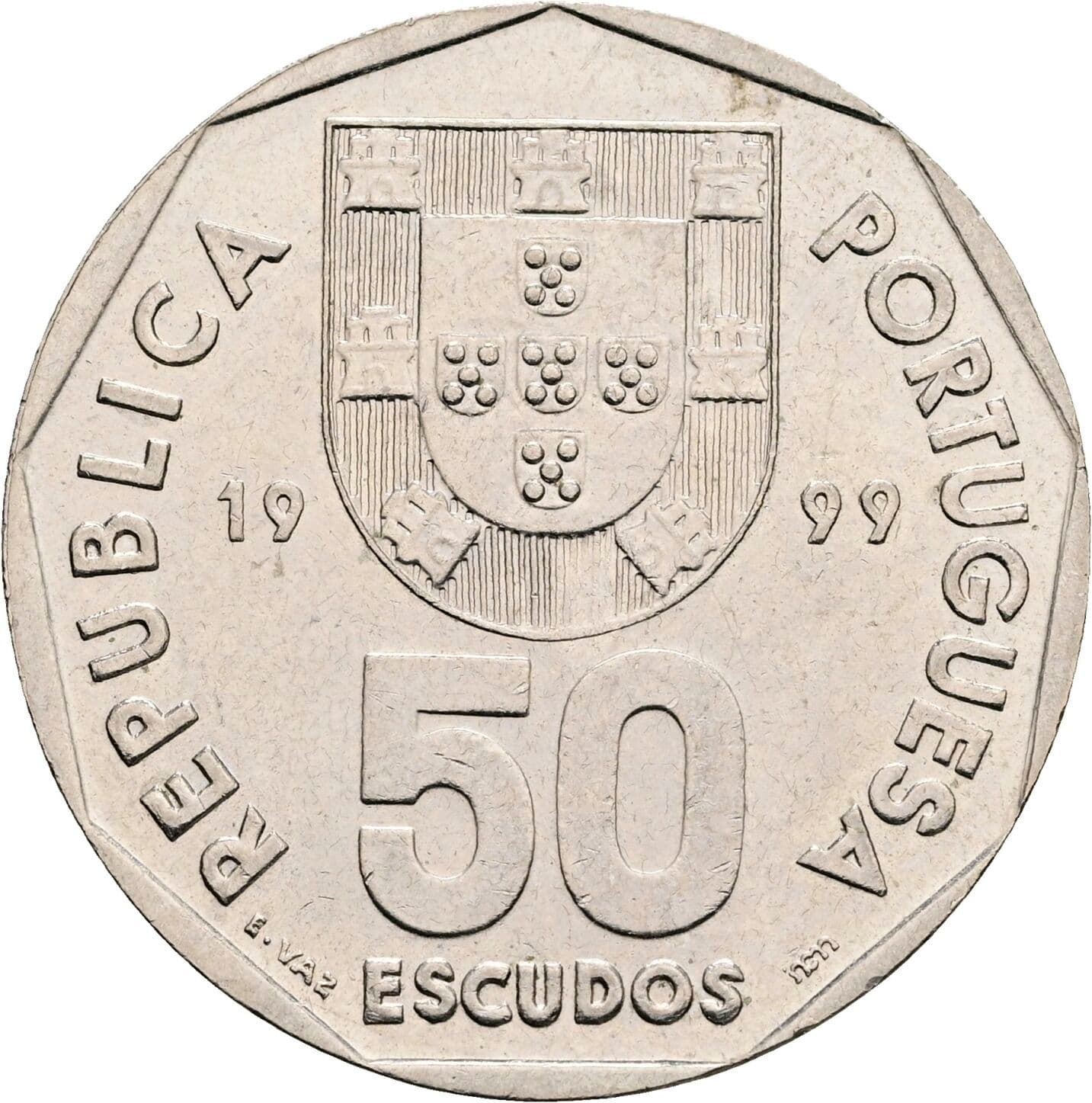 50 Escudos 1999 – Vorderseite