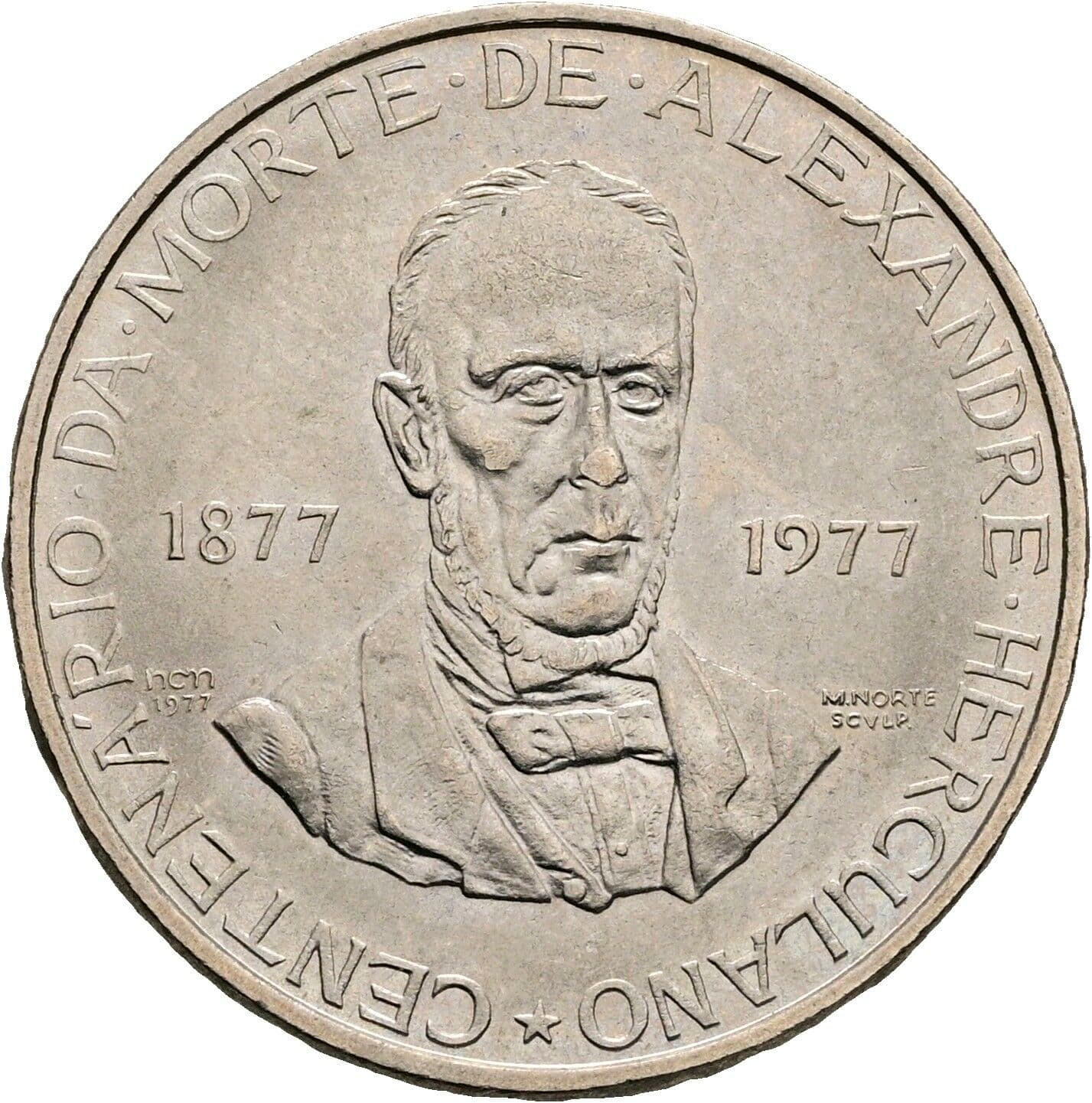 5 Escudos 1977 – Vorderseite