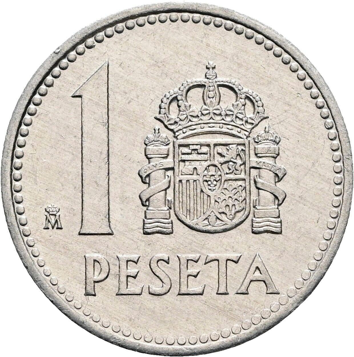 1 Peseta Juan Carlos (1975-2014) 1985 – Vorderseite
