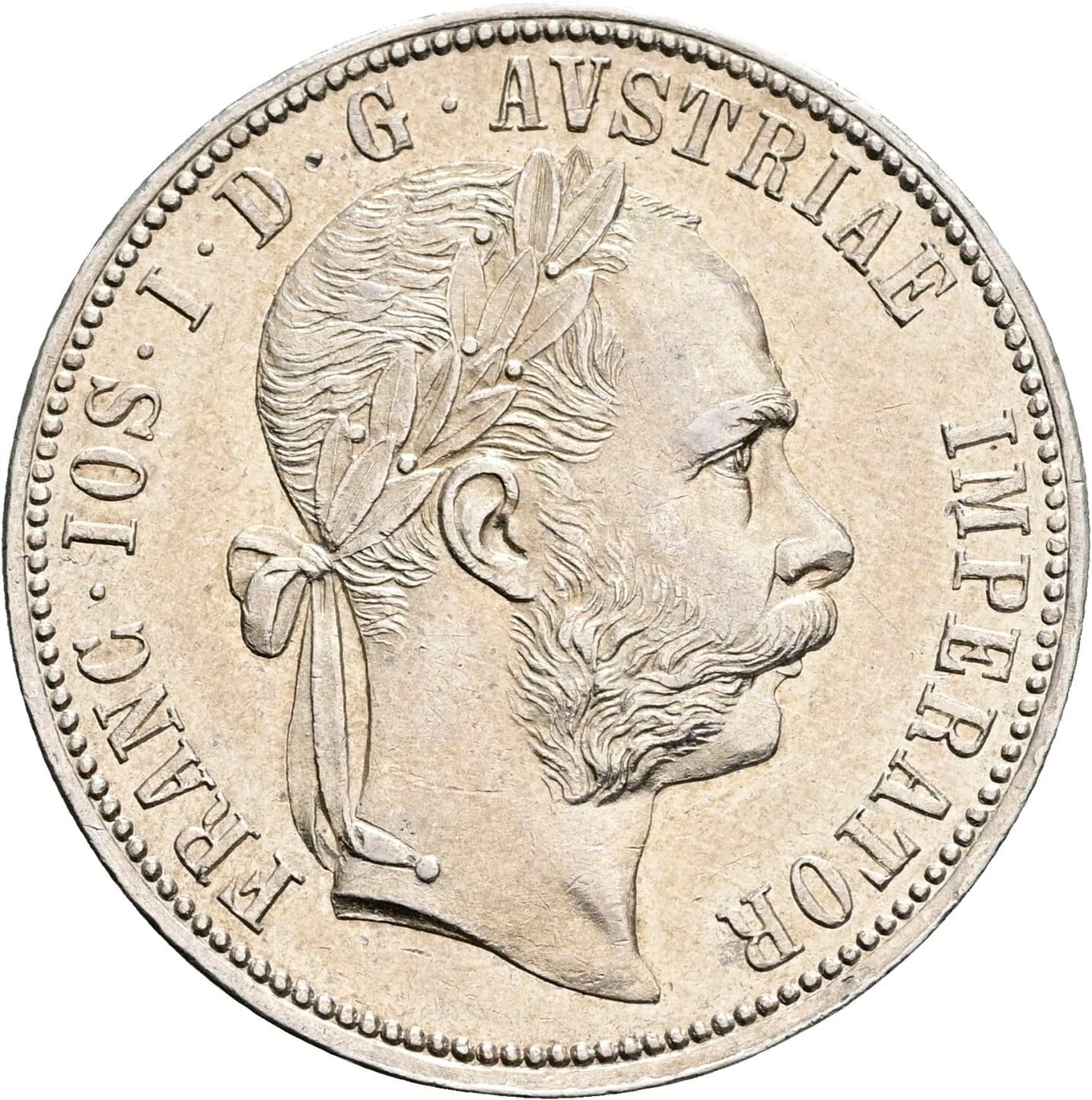 1 Gulden Franz Joseph I. 1848-1916 1887 – Vorderseite