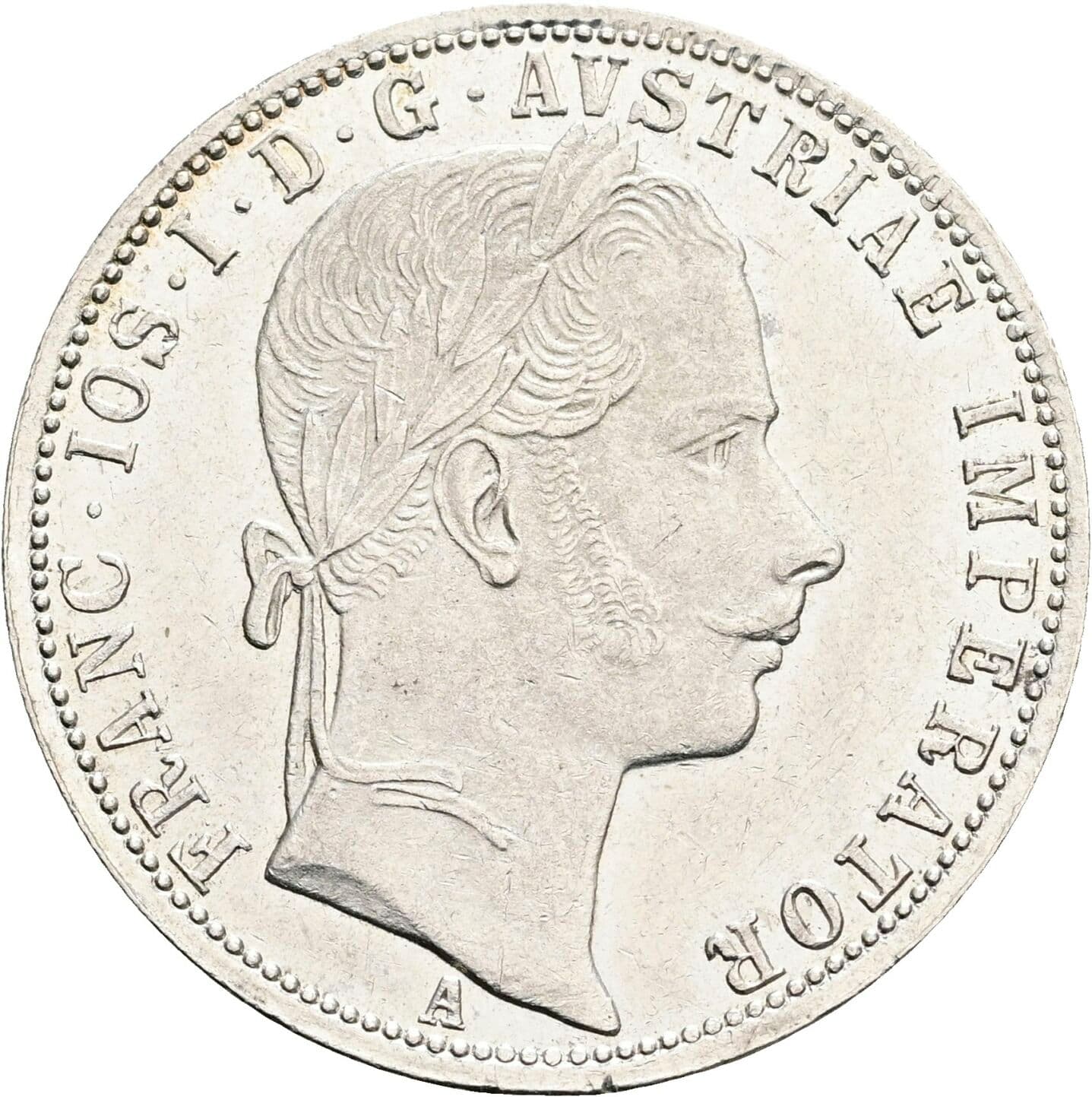 Gulden Franz Joseph I. 1848-1916 1861 A – Vorderseite