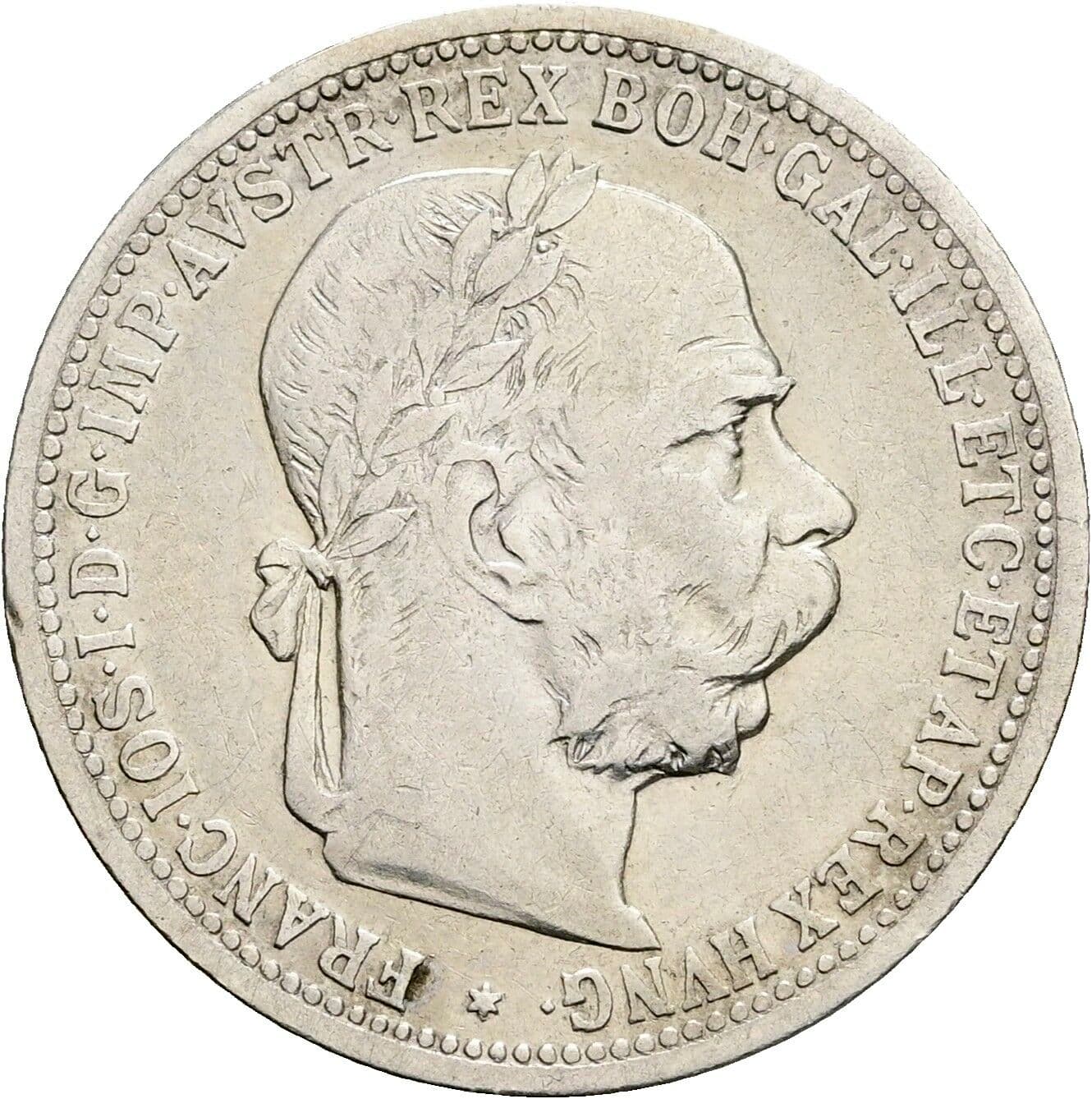 1 Krone Franz Joseph I. 1848-1916 1902 – Vorderseite