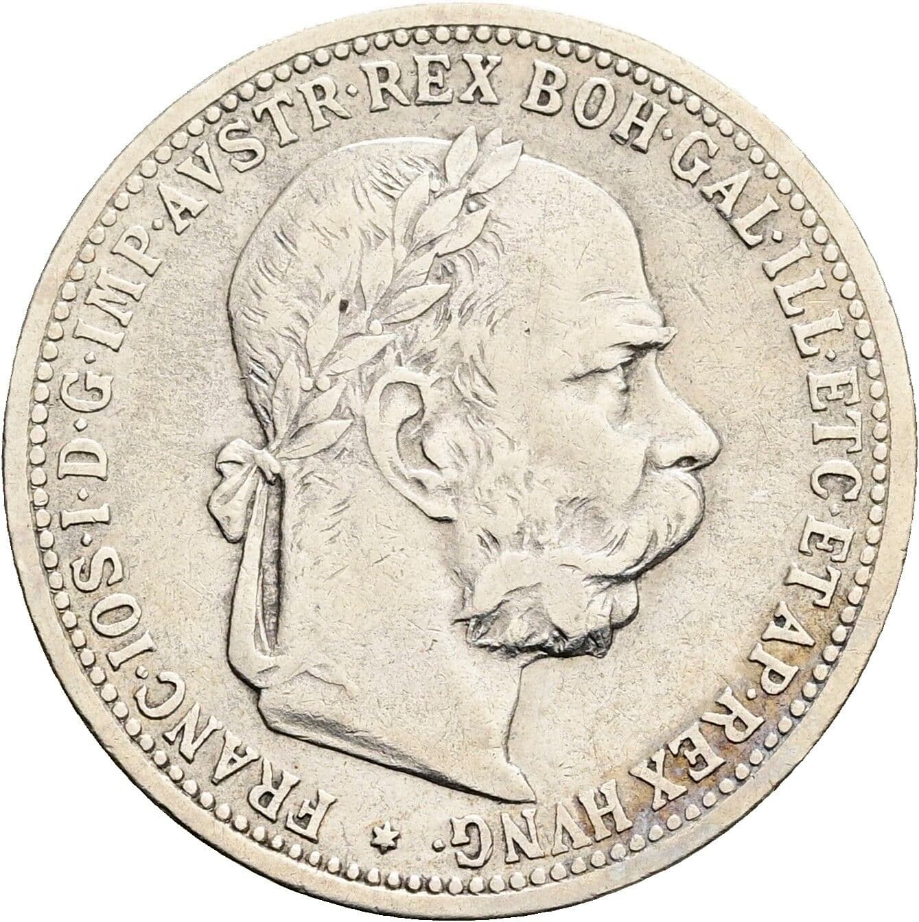 1 Krone Franz Joseph I. 1848-1916 1898 – Vorderseite