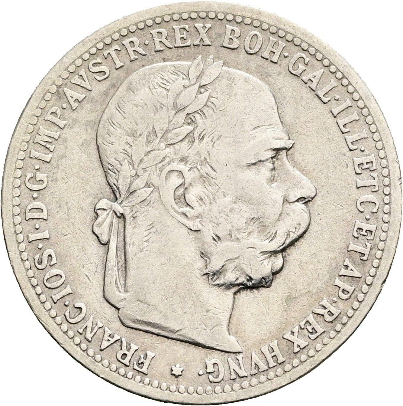 1 Krone Franz Joseph I. 1848-1916 1900 – Vorderseite