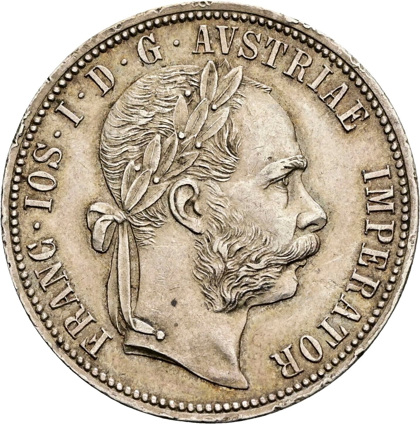 1 Gulden Franz Joseph I. 1848-1916 1888 – Vorderseite