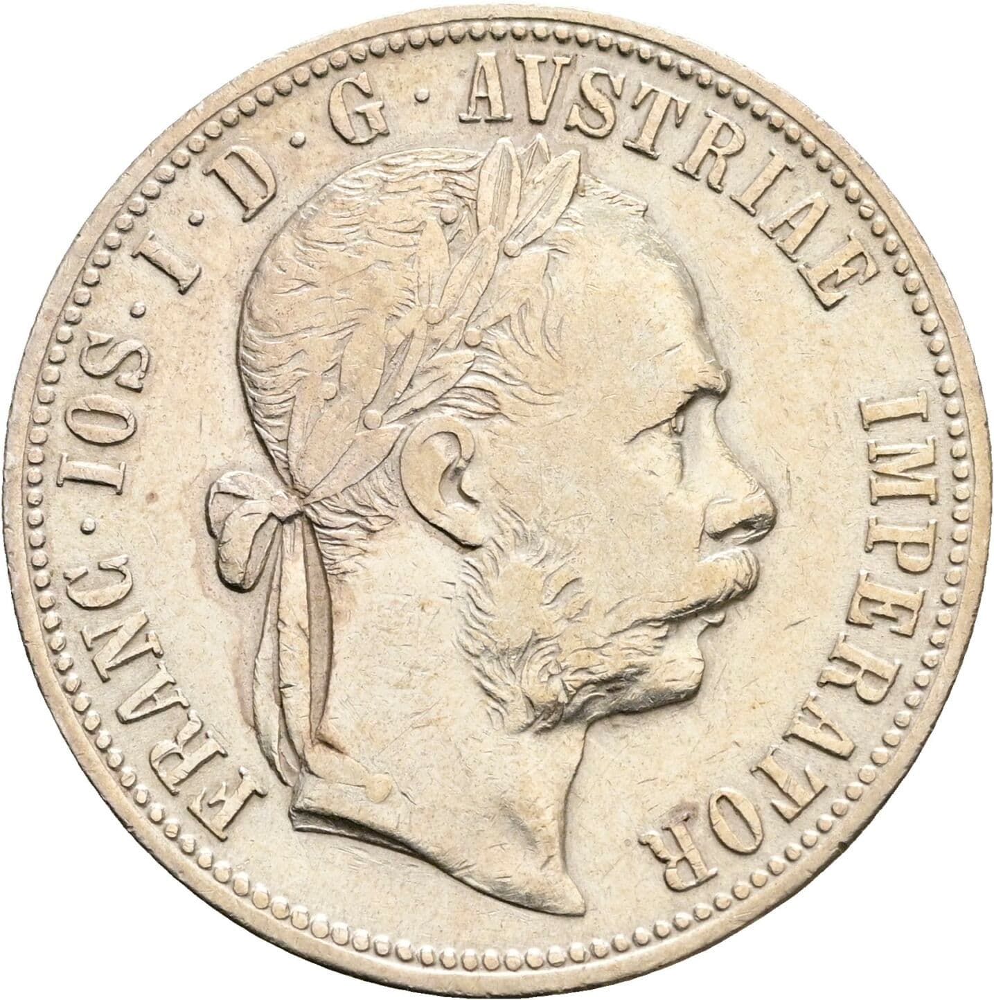 1 Gulden Franz Joseph I. 1848-1916 1888 – Vorderseite