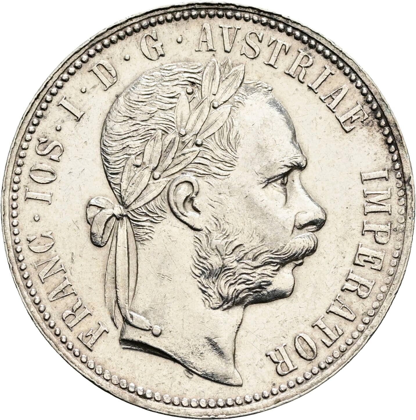 1 Gulden Franz Joseph I. 1848-1916 1881 – Vorderseite