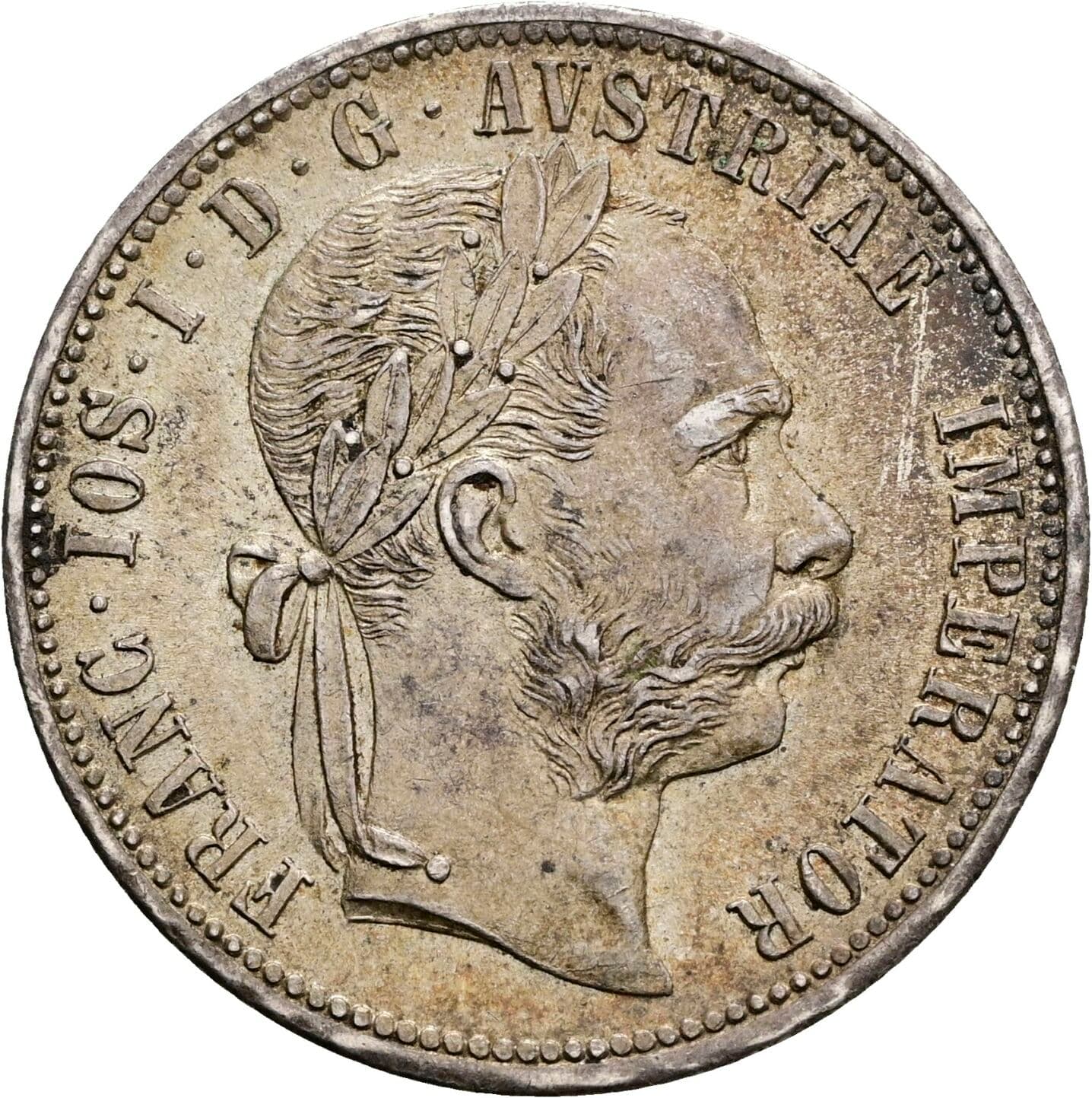 1 Gulden Franz Joseph I. 1848-1916 1879 – Vorderseite