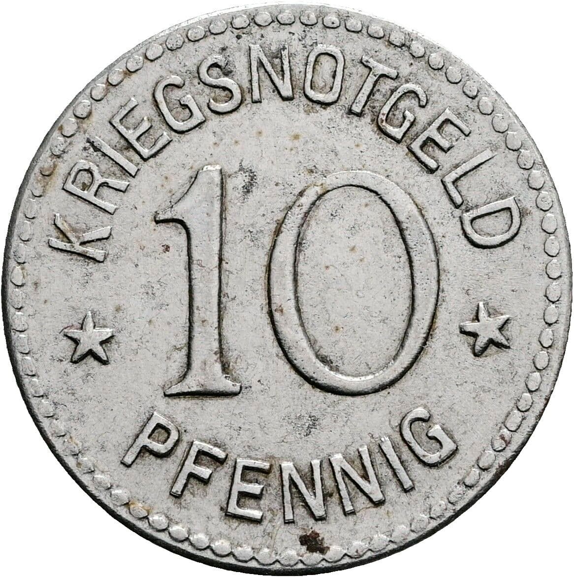 10 Pfennig 1917 – Vorderseite